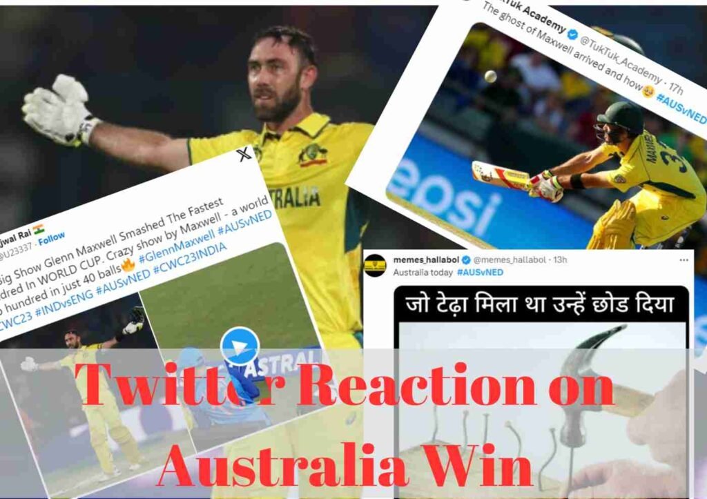Aus vs Ned Twitter Reaction