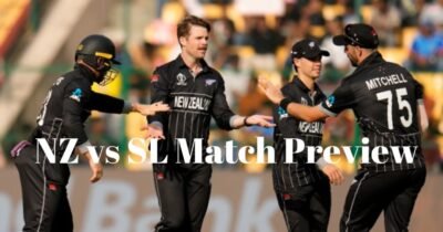 NZ vs SL ICC World Cup 2023 scorecard