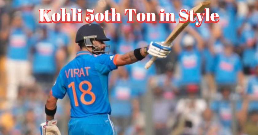 Virat Kohli Scores 50th ODI Ton